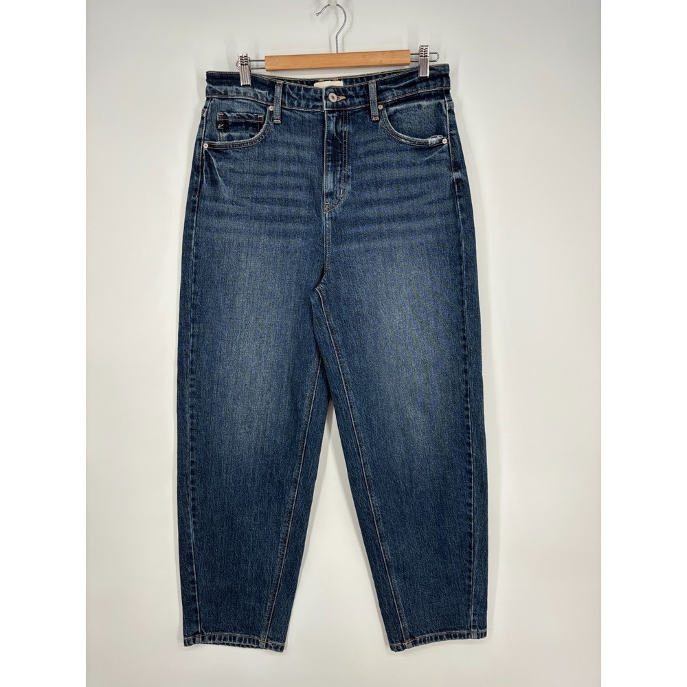 KanCan Jeans 11/29 Blue Elle High Rise Balloon Fit Tapered kc7441d Distressed